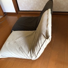 【大幅値引きします】無印良品　座椅子2脚セットの画像
