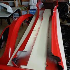 フェラーリ　F360用 モデナ　純正リアバンパー　　ロッソスクーデリア　フェラーリ　F430 フロントバンパー　サイドステップ　360取り付け可能の画像