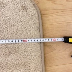 【受け渡し決定】ニトリ　ラグ　ベージュ　500円の画像