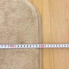 【受け渡し決定】ニトリ　ラグ　ベージュ　500円の画像