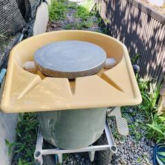 陶芸轆轤（ろくろ）古いですな動作は問題ありませんの画像