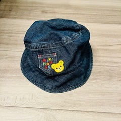 ミキハウスロンパース70&帽子50の画像