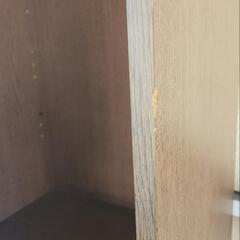 収納棚　玄関収納　鏡付の画像