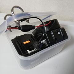 電動リ－ル用　バッテリー2個入りセット 未使用の画像