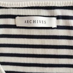 ARCHIVES ボーダータンクトップ レディース Мの画像