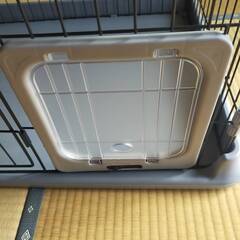 猫 ケージ キャットケージ 3段組み グレー　楽天定価12,880円の画像