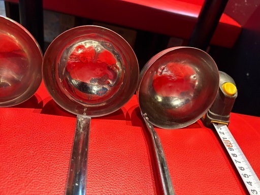 中古品　ステンレス　レードル　8本 業務用　お玉　飲食店　厨房　店