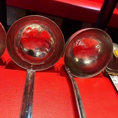 中古品　ステンレス　レードル　8本 業務用　お玉　飲食店　厨房　店の画像