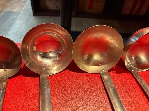 中古品　ステンレス　レードル　8本 業務用　お玉　飲食店　厨房　店
