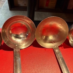 中古品　ステンレス　レードル　8本 業務用　お玉　飲食店　厨房　店の画像