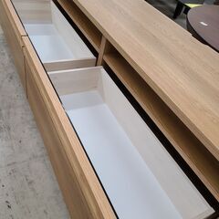 J1086【リユースのサカイ柏店】tohma　東馬　TVボード　ギャラン180　ローボード　ナチュラル　クリーニング済　参考価格56,260円の画像