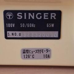 昭和家電　SINGERミシン(故障)の画像