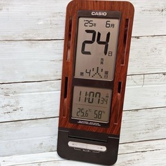 定価14580円★美品★ほぼ未使用★CASIO カシオ 壁掛&置時計 デジタル時計電波ソーラー時計IDS-260Jの画像