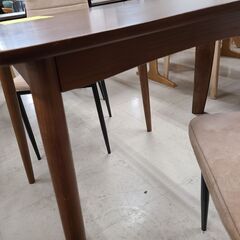 J1088【リユースのサカイ柏店】インテリア計画　ダイニングテーブルセット　椅子2脚付　パスタ75テーブル　クリーニング済　の画像