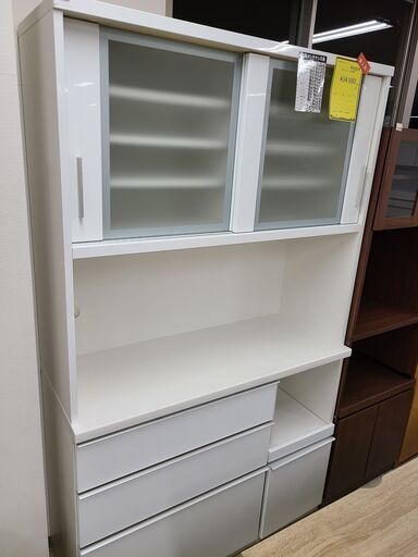 松田家具　キッチンボード　ホワイト J1089【リユースのサカイ柏店】松田家具 キッチンボード ホワイト
