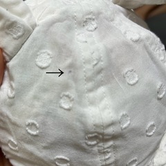 ベビー 帽子 日除付きの画像
