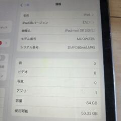 本日までiPad miniの画像