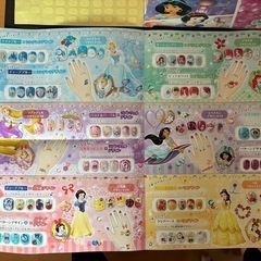 ディズニープリンセス ネイル＆ジュエリーシールの画像