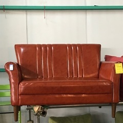 ジャングルジャングル貝塚店　2人掛けソファ　ソファー　キャメル　...