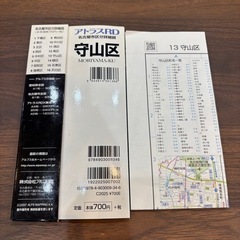 守山区  アトラスRD 名古屋市区分詳細図の画像