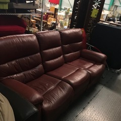 ジャングルジャングル貝塚店　電動リクライニングソファ　3人掛け　電動　貝塚市　二色浜　リサイクルショップの画像