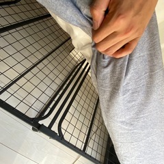 シングルベッド&折り畳みスタンド付き　の画像