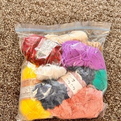 余り毛糸詰め合わせ①の画像