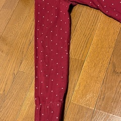 美品✨ GAP バーガンディ ドット柄 シャツ Sの画像