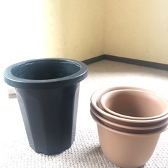 鉢　5点セット プラスチック　の画像