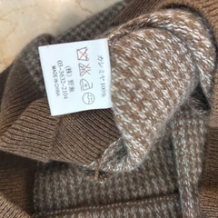 未使用カシミヤ100%カーディガンの画像