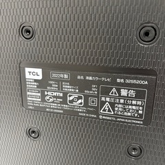 TCL テレビ　フルハイビジョン　スマート液晶テレビ　32型の画像