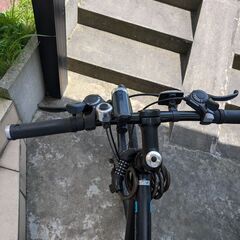 【商談中】自転車　クロスバイク　シマノ製　21段変速　27インチ　マッドブラックの画像