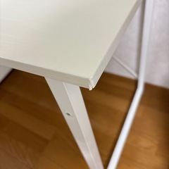 ニトリ　システムデスク　ザック幅120cm ホワイト（受付終了）の画像