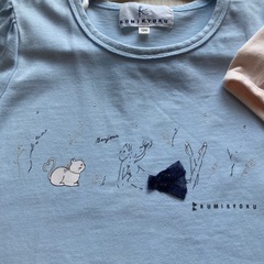 120㎝女の子⭐︎組曲⭐︎メゾピアノ綿100%Tシャツ4枚セットの画像