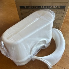 【新品未使用】スッキリサポート トイレの踏み台の画像