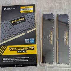コルセア　DDR4メモリ　4G×2の画像