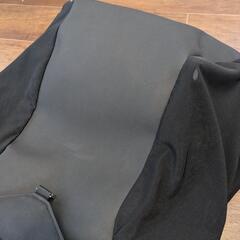 JOEY ブラック リュック 防水カバー付き 黒 バックパック 25-40L拡張の画像