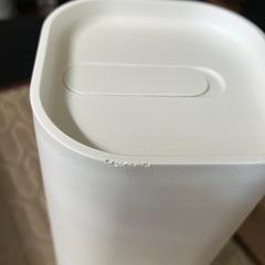 ニトリ　ティッシュケース　ホワイト
の画像