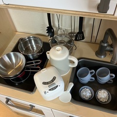 【取引き中】IKEA おままごとキッチンDUKTIG ドゥクティグ の画像