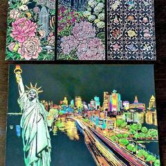 スクラッチアート教室の画像