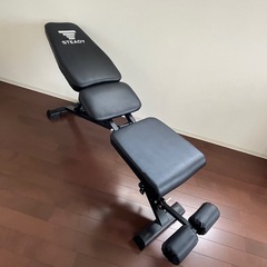 【商品名】STEADY トレーニングベンチ（折りたたみ・角度調整対応）の画像