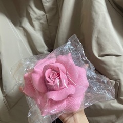 フランフラン　ウォールフラワーXS ローズ　ピンクの画像
