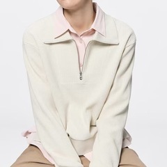 ［美品］GU　ワッフルプルオーバー　XLの画像