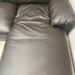 ニトリ カウチコーナーソファNシールドビット3KD LC ブラウン 説明書つき