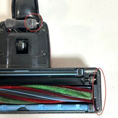 日立 掃除機 コードレス サイクロン 2020年製 PV-BHL1000J1 ラクかる スティッククリーナー モーターヘッド 動作確認 清掃済 レッド 本体 バッテリー ヘッド 充電器 スタンド セットの画像