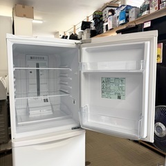 【超美品‼️】パナソニック 2021年製 138Lノンフロン冷凍冷蔵庫 2ドア冷蔵庫 マットバニラホワイト♪の画像