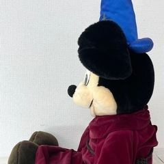 M【中古品】Disney ディズニー ミッキー 大 ぬいぐるみ ファンタジア ミッキー レトロ 希少 レアの画像