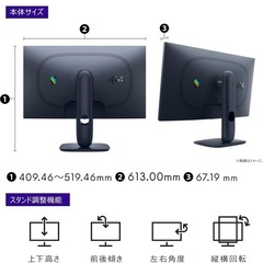 ゲーミングモニター　
27インチの画像