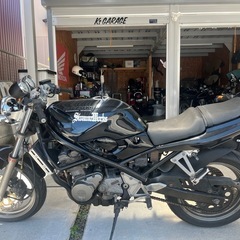 SUZUKIスズキ　バンディット250 GJ74実働書類あり　仕上げベースレストアベースの画像