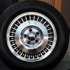 Y31シーマ純正ホイール　ダンロップ　ルマンⅤ 205/65R15 Y30に使用の画像